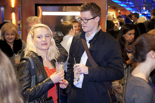 Guests enjoying the Russian Standard vodka cocktails Guests enjoying the Russian Standard vodka cocktails