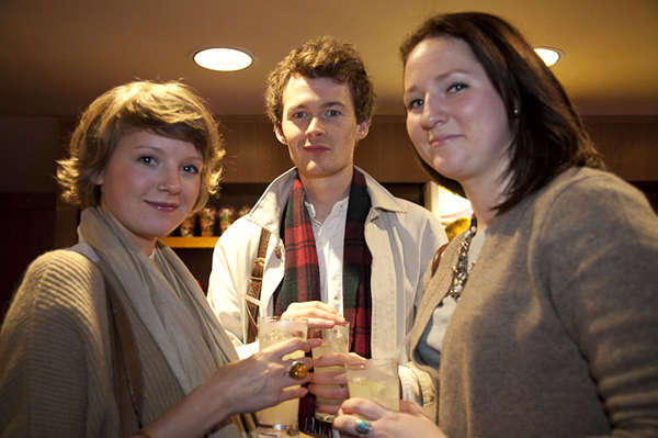 Guests enjoying their Moscow Mules