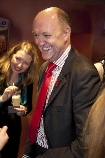 All smiles at the opening night reception All smiles at the opening night reception